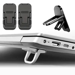 Keyboard Stand Dual Tilt Angle Adjustable Computer Keyboard Riser Self-Adhesive Laptop Stands 2Pcs