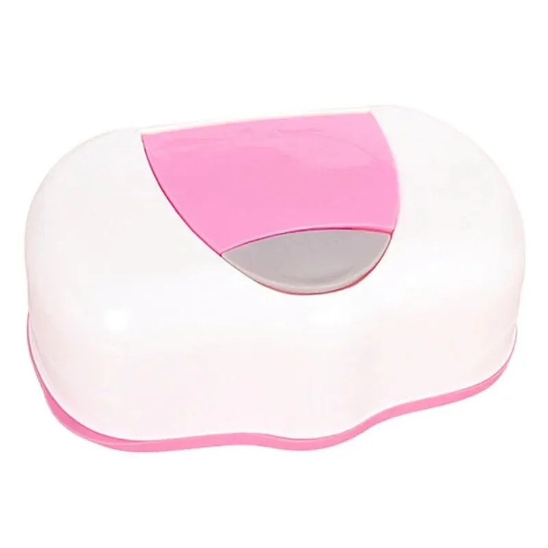 Home Portable Baby Dry Wet Wipes Box Sealed Moist Keeping Wet Wipes Storage Box Dispenser Reusable Kitchen Storage Tissue Box