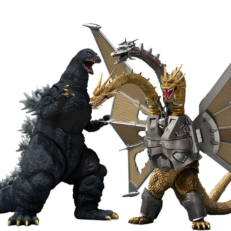 

Bandai Original S.H.MonsterArts Godzilla (1991)-Shinjuku Duel-&Mechanical Kidora Shinjuku Battle Special Set Anime Series