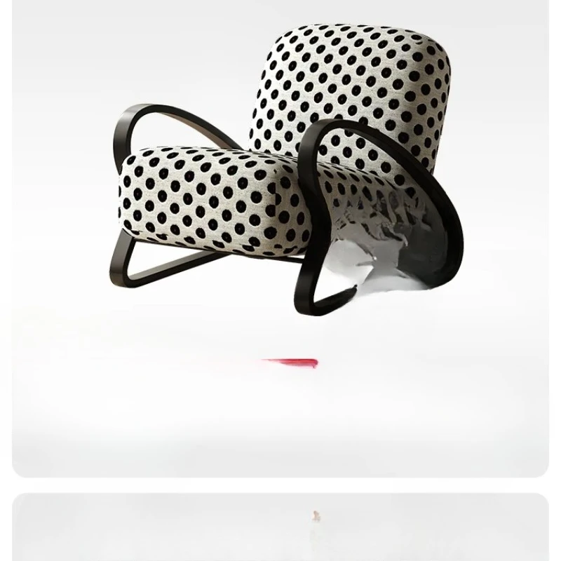 Simple single sofa chair, living room balcony bedroom, home backrest leisure chair