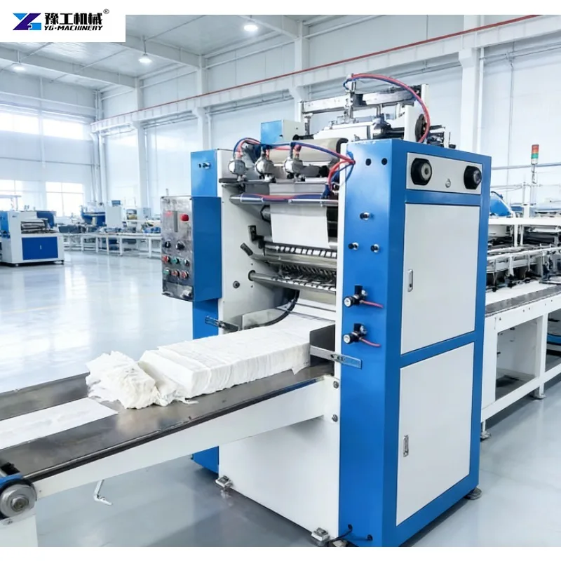 High-quality Fully Automatic Facial Tissue  Tissue Paper  and Hand Towel Manufacturing Machine