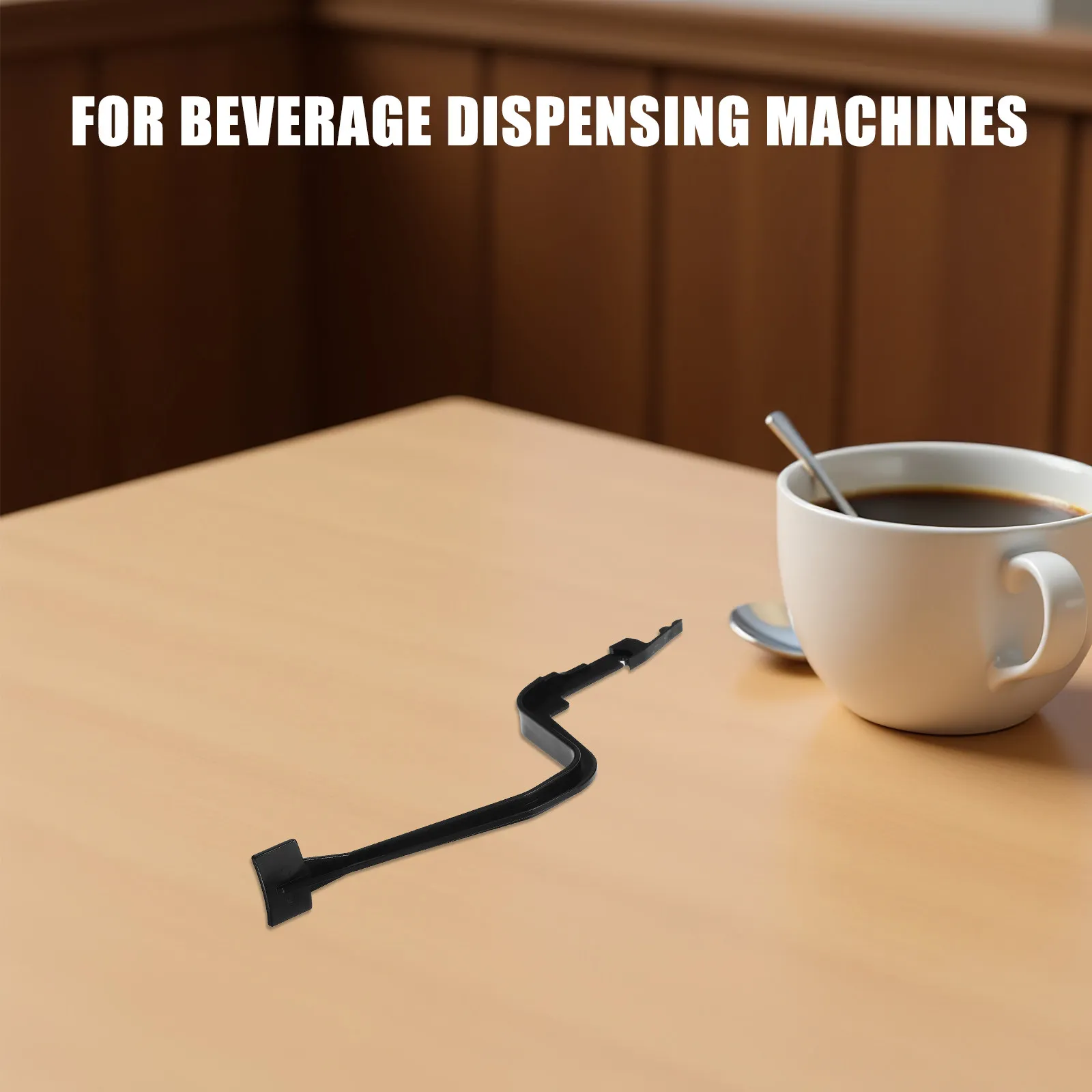 Soda Machine Push Rod Replacement for Restaurant Owners to Keep Beverage Stations Clean Black Plastic 19.7x6.5x2.5cm