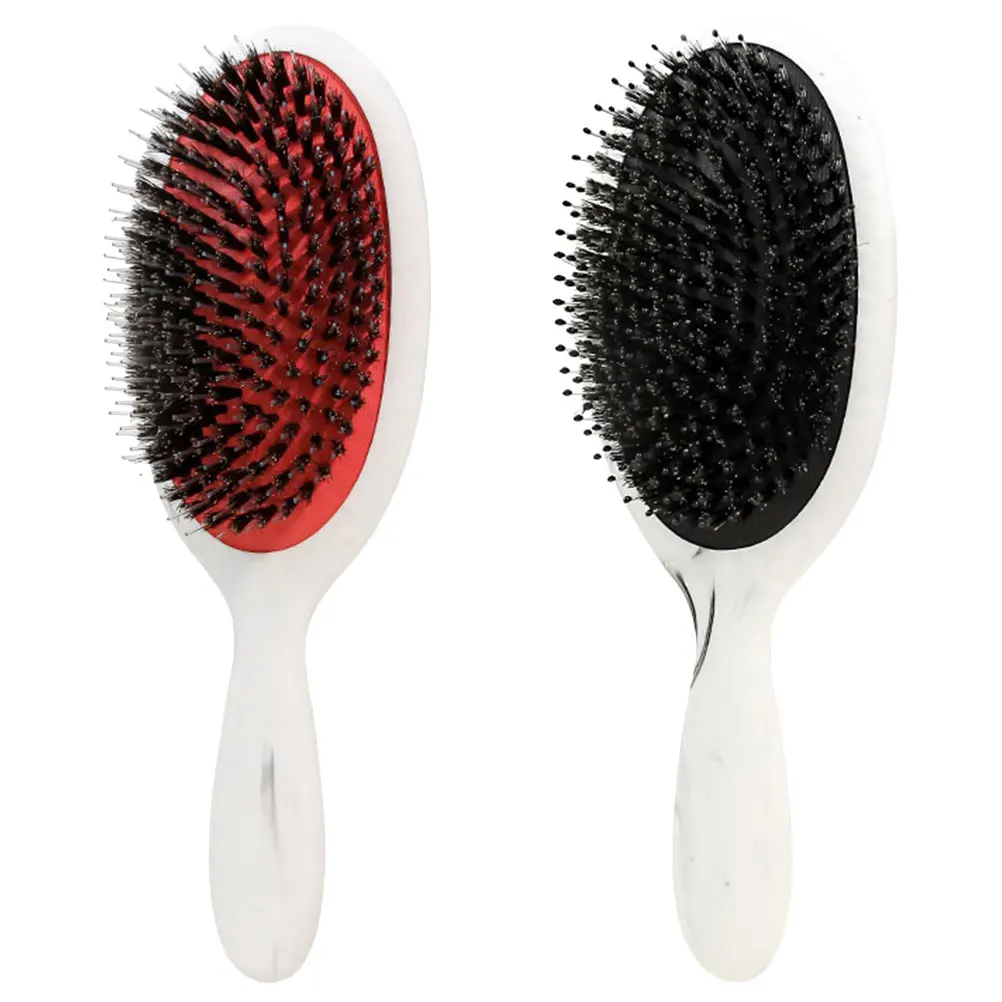 

2Pcs Airbag Massaging Comb Premium Paddle Hair Brush Stress Relief Scalp Massage All Hair Types Prevent Loss Frizzy Split Ends