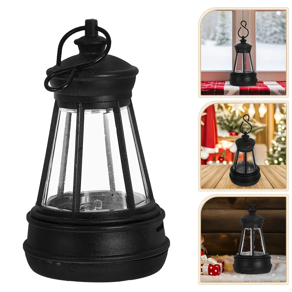 

3pcs Mini Solar Lantern Lights Small Plastic Hanging Lamp For Outdoor Garden Decor Solar Powered Night Light With Auto Sensor