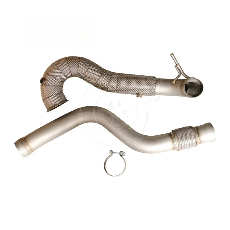 

Exhaust Downpipe for Mercedes AMG A45 Ben G CLA45 with Heat Shield
