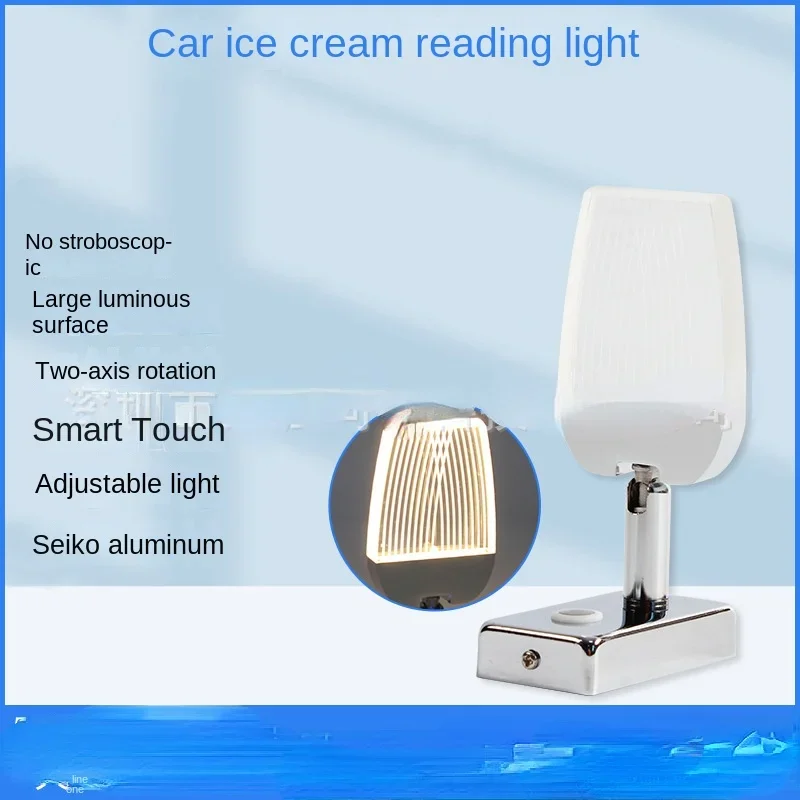 RV refitting accessories can touch the adjustment switch 90 rotating LED reading lamp wall lamp home villa hotel