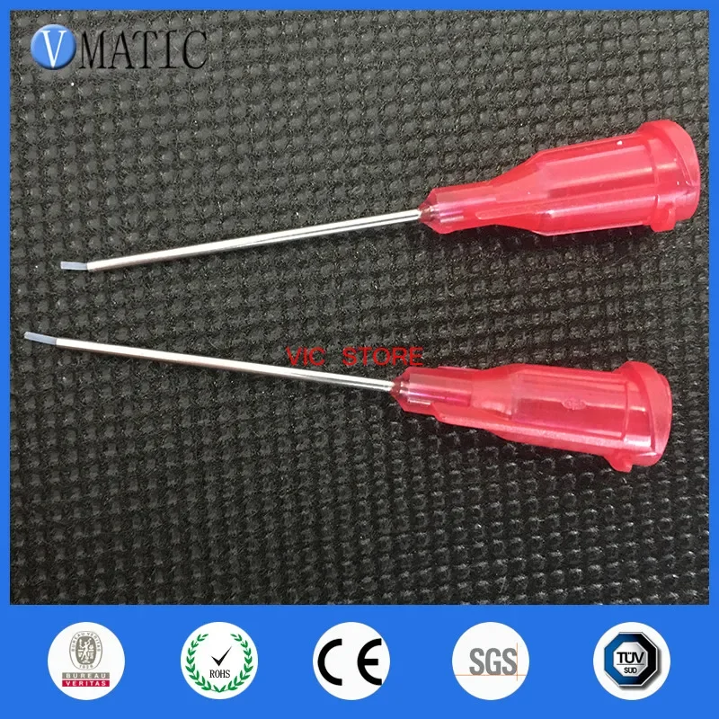 ‌100PCS 27G 1'' PTFE Lined Dispensing Needle Tips | Anti-Clogging Precision for Epoxy/Silicone Free Shipping‌