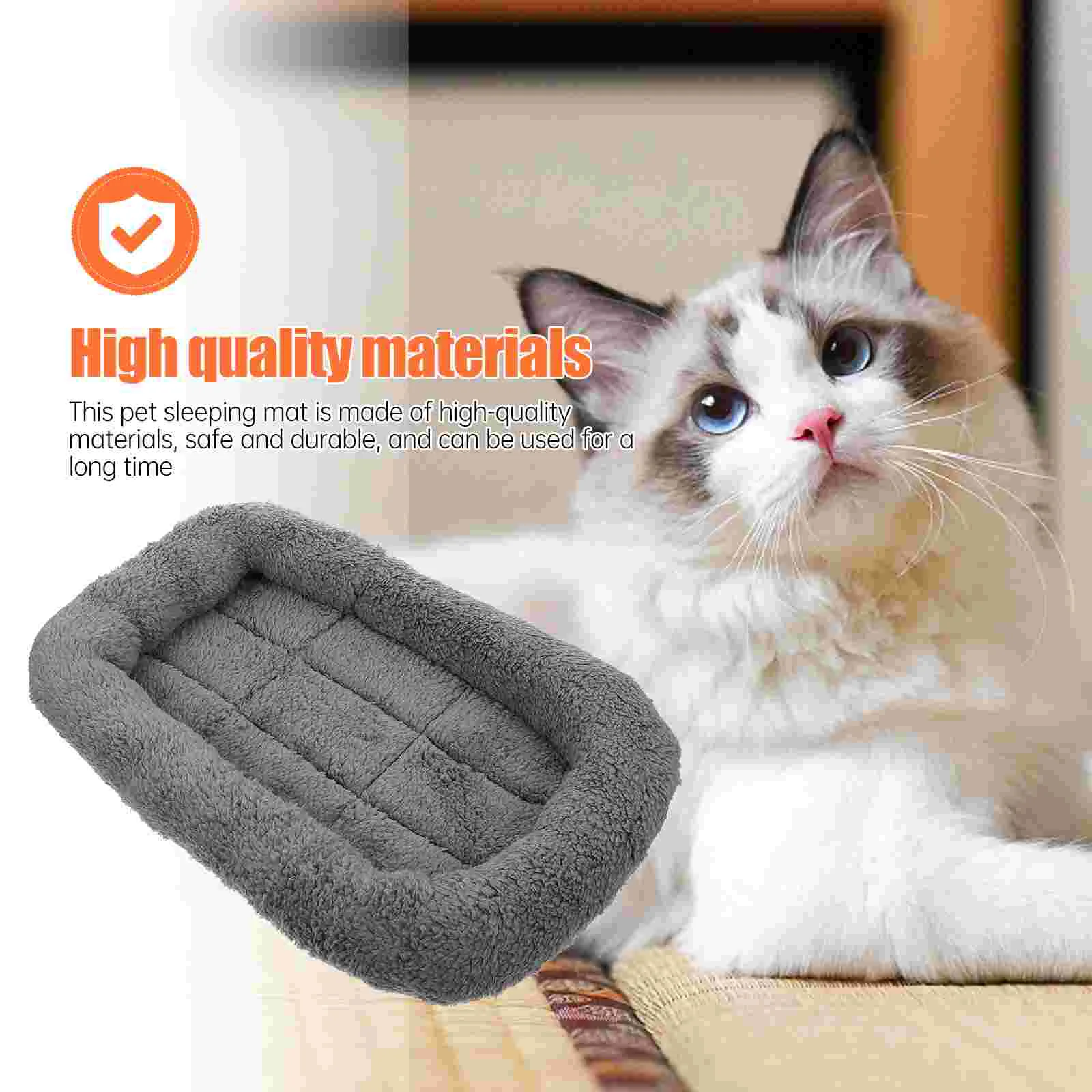 Bed Mat for Dogs Cats Plush Warm Sleeping Sofa Blanket Washable Extra Large Cushion Puppy Mattress