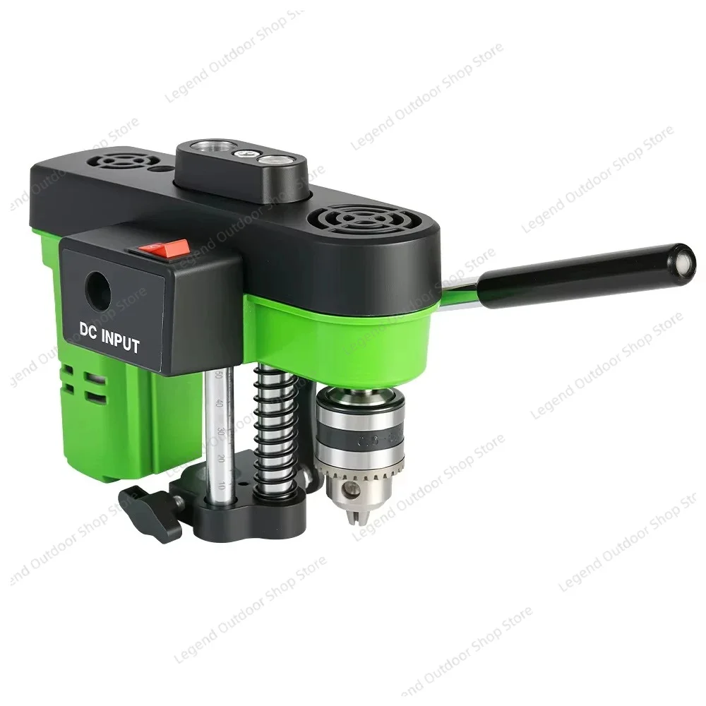 Mini Benchtop Drill Press 775 Motor 2800RPM 6.5mm B10 Chuck Work Light Jewelry Woodworking