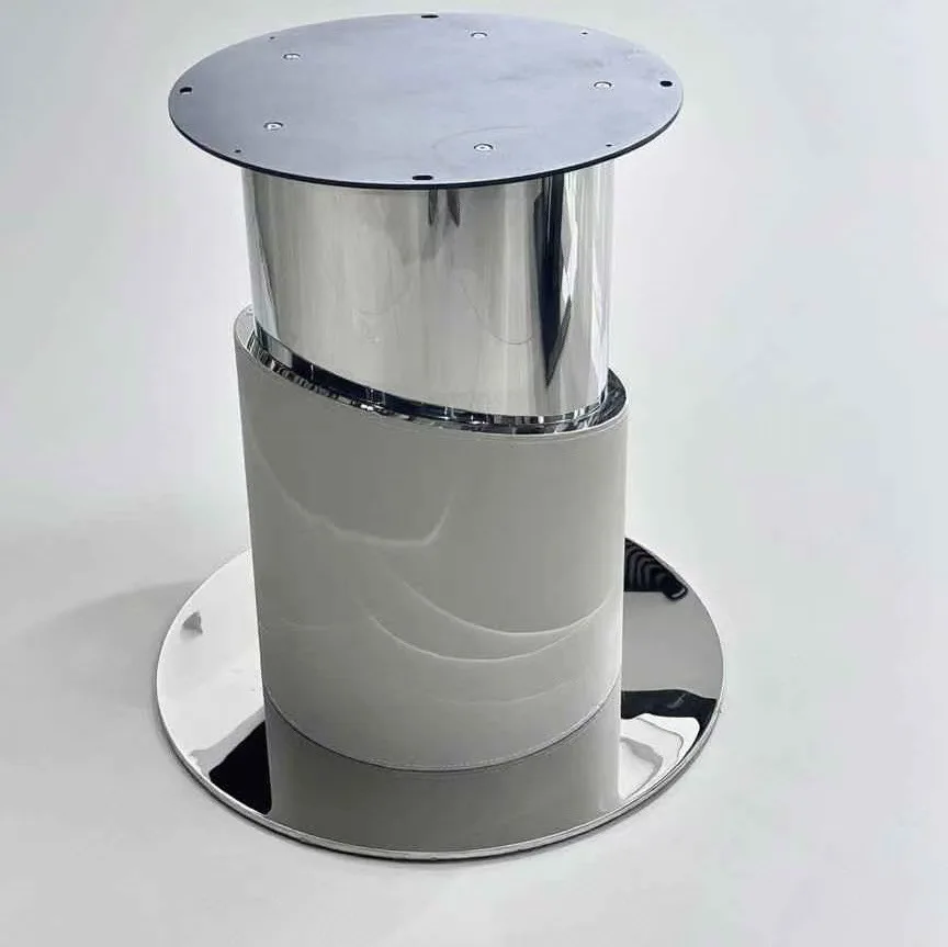 Stainless steel dining table leg bracket, rectangular table base, island table stand