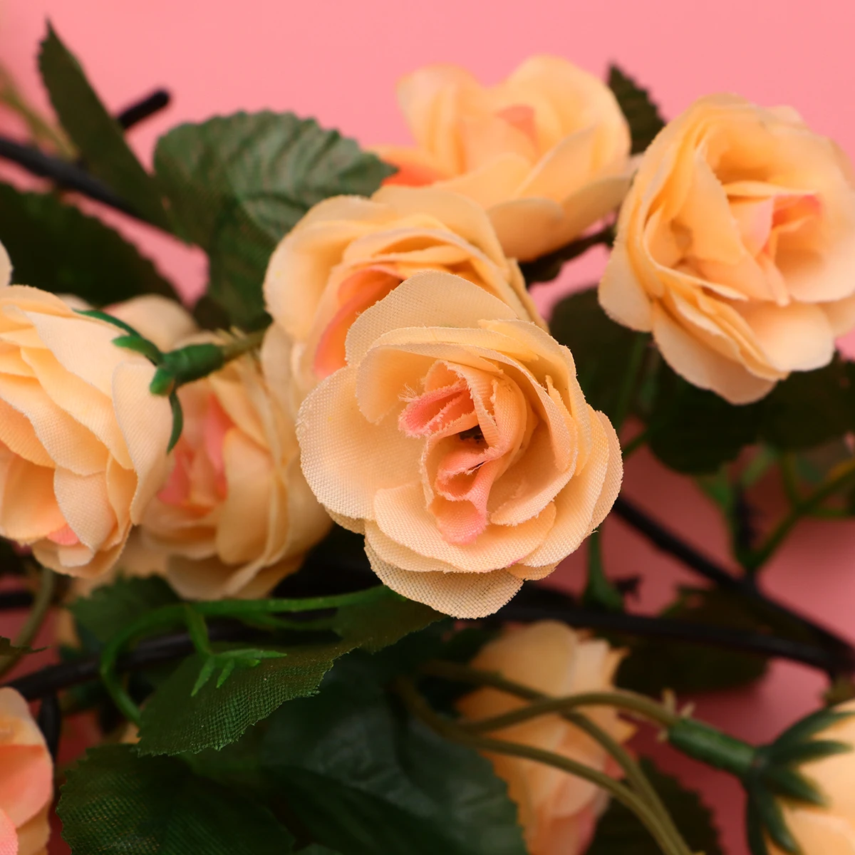

Artificial Rose Vine Fake Flowers Hanging for Home Decor Simulation Decorations