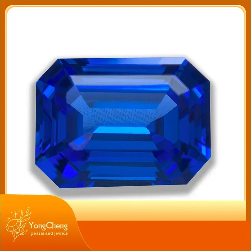 

Lab Grown Cobalt Spinel Blue Demon Color Emerald Cut Charms Gemstones For Diy Jewel Making Material Selectable AGL Certificate