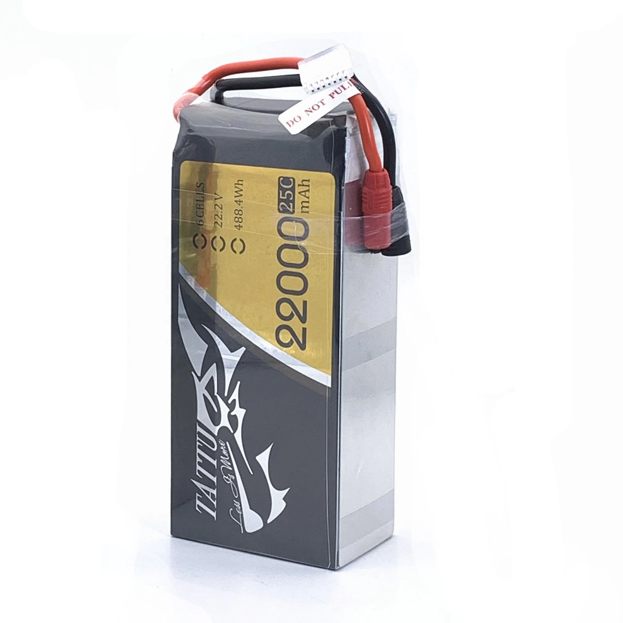 TATTU 22000mAh 22.2V 6S 488wh LiPO Battery Burst 25C for Big Load Multirotor FPV Drone Hexacopter Octocopter