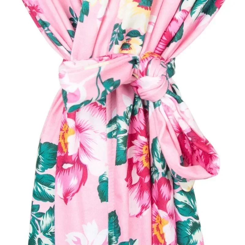

Maternity Mum Delivery Gift 3PCS Maternity Hospital Robe Baby Cradle Headband 3 Piece Set Flower Girl Robe