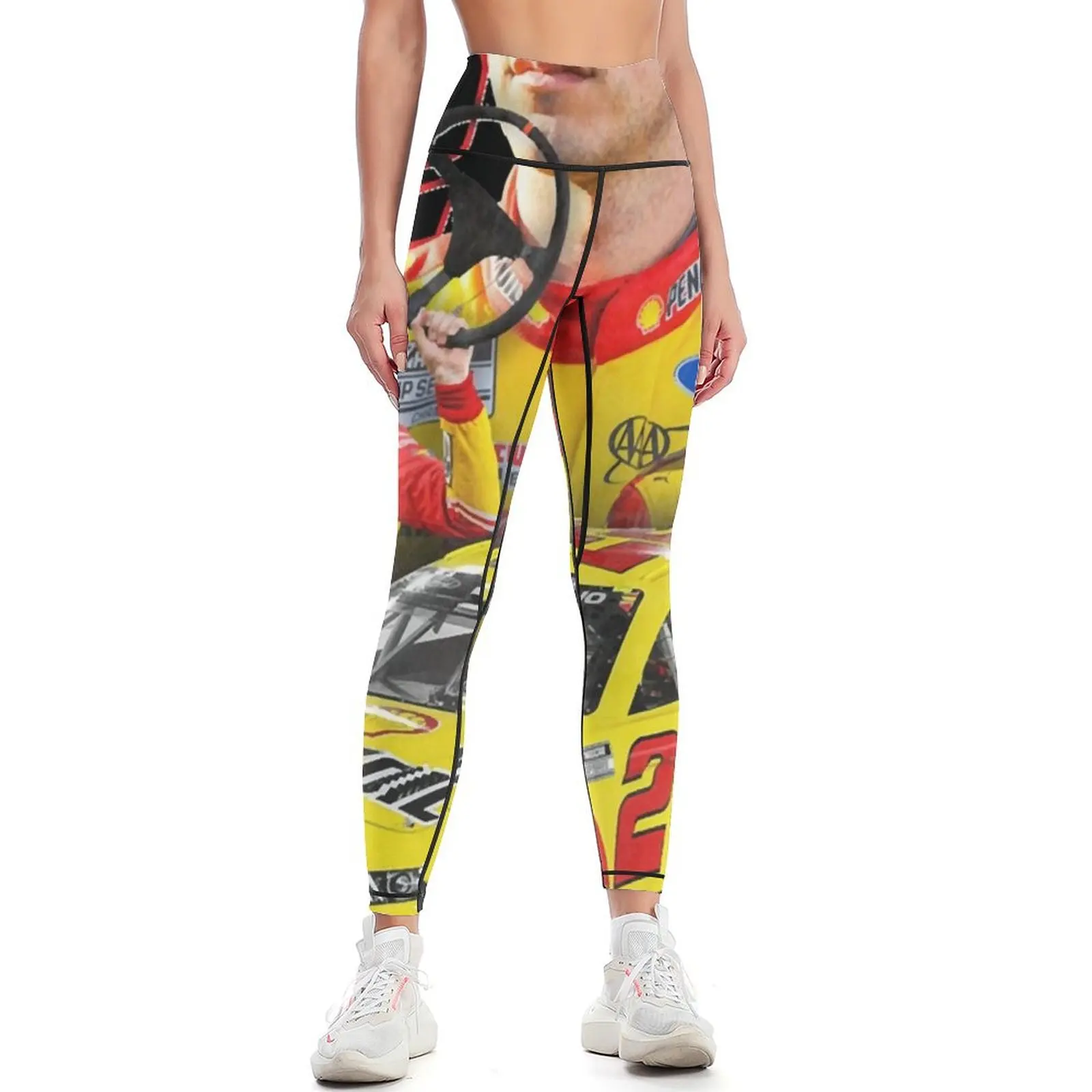 

NEW Joey Logano NEXT GEN MUSTANG 2022 Leggings Legging sexy woman high waist Womens Leggings