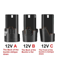 12V Electric Screwdriver Battery 4500mAh Rechargeable Li-ion Batteria For Power Tools Electric Drill Battery