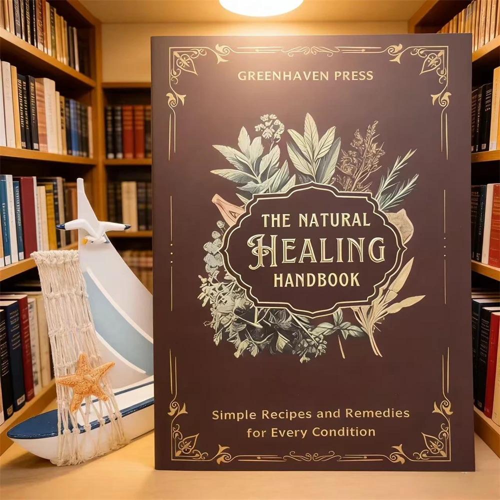 El manual de curación natural: guía de salud holística con remedios a base de hierbas, recetas de cuidado personal de bricolaje para aliviar el dolor y límites de inmunidad