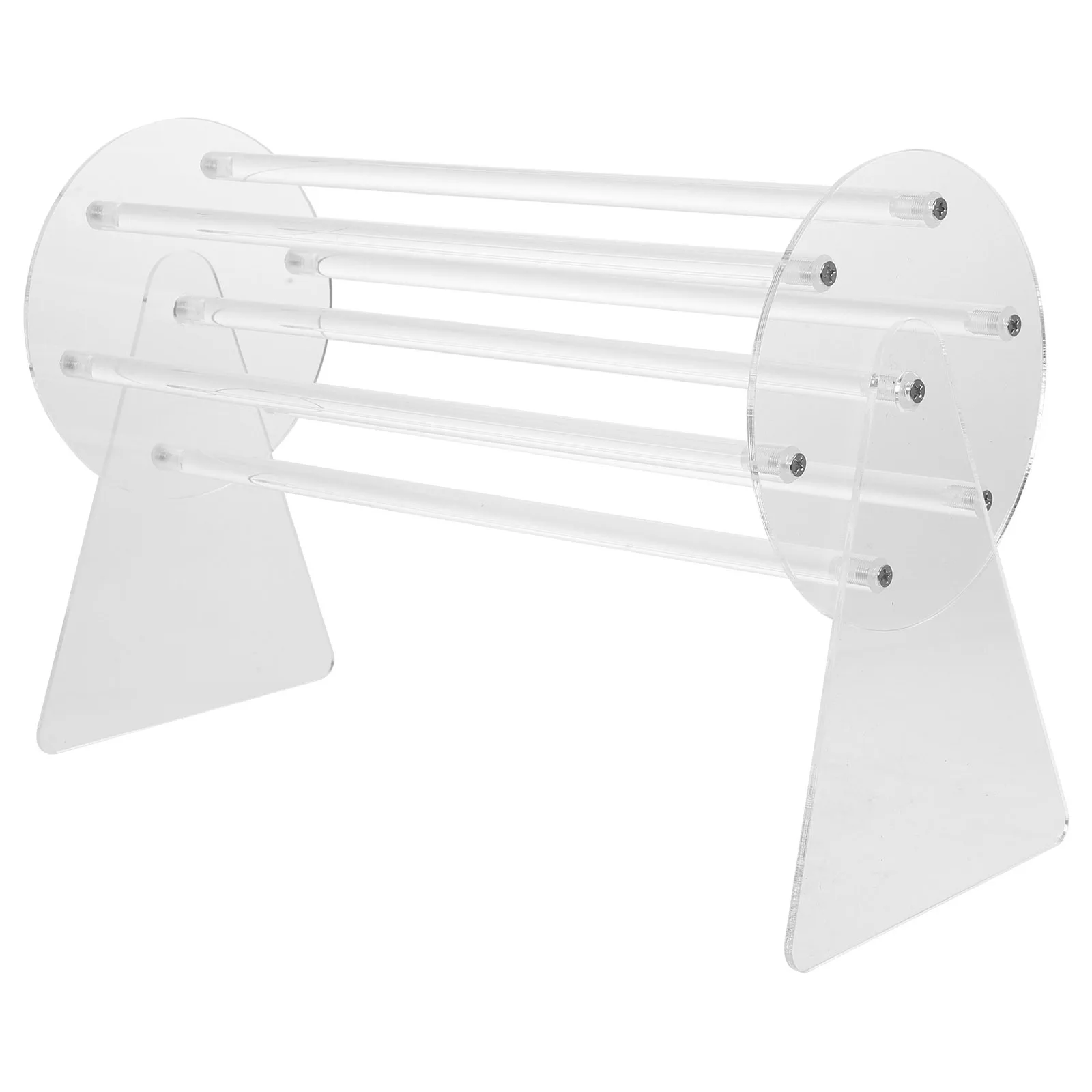 Acrylic Claw Clip Organizer Holder 360-Degree Rotating Hairband Display Rack Headband Jewelry Holder Bracelets Organizer