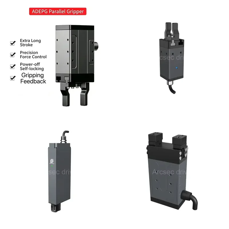 for ADEPG ADERG Electric Gripper Parallel Rotary Precision Large Stroke Adjustable Robotic Arm Servo Suction Cup