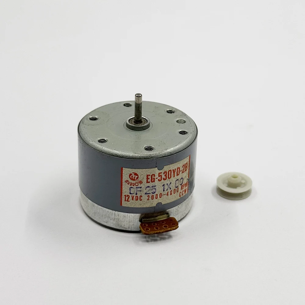 MABUCHI EG-530YD-9BH DC 9V EG-530YD-2BH 12VDC Motor 2000RPM-4000RPM CCW Capstan Deck Audio Cassette Tape Recorder Electric Motor