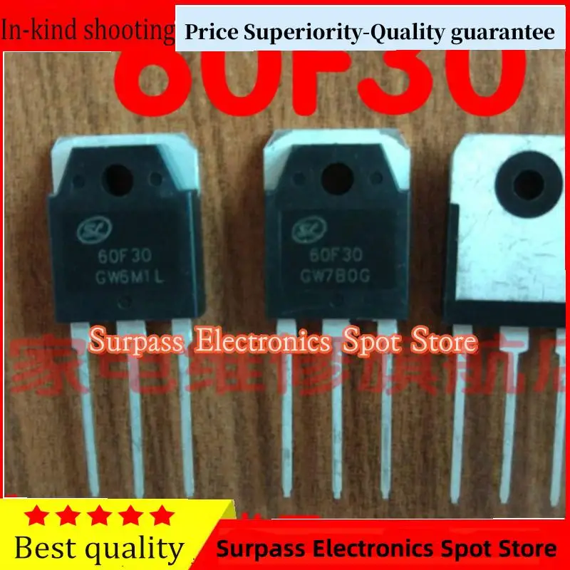 10PCS-100PCS  60F30A SFR60F30APN  TO-3P 300V60A  Price Superiority-Quality guarantee