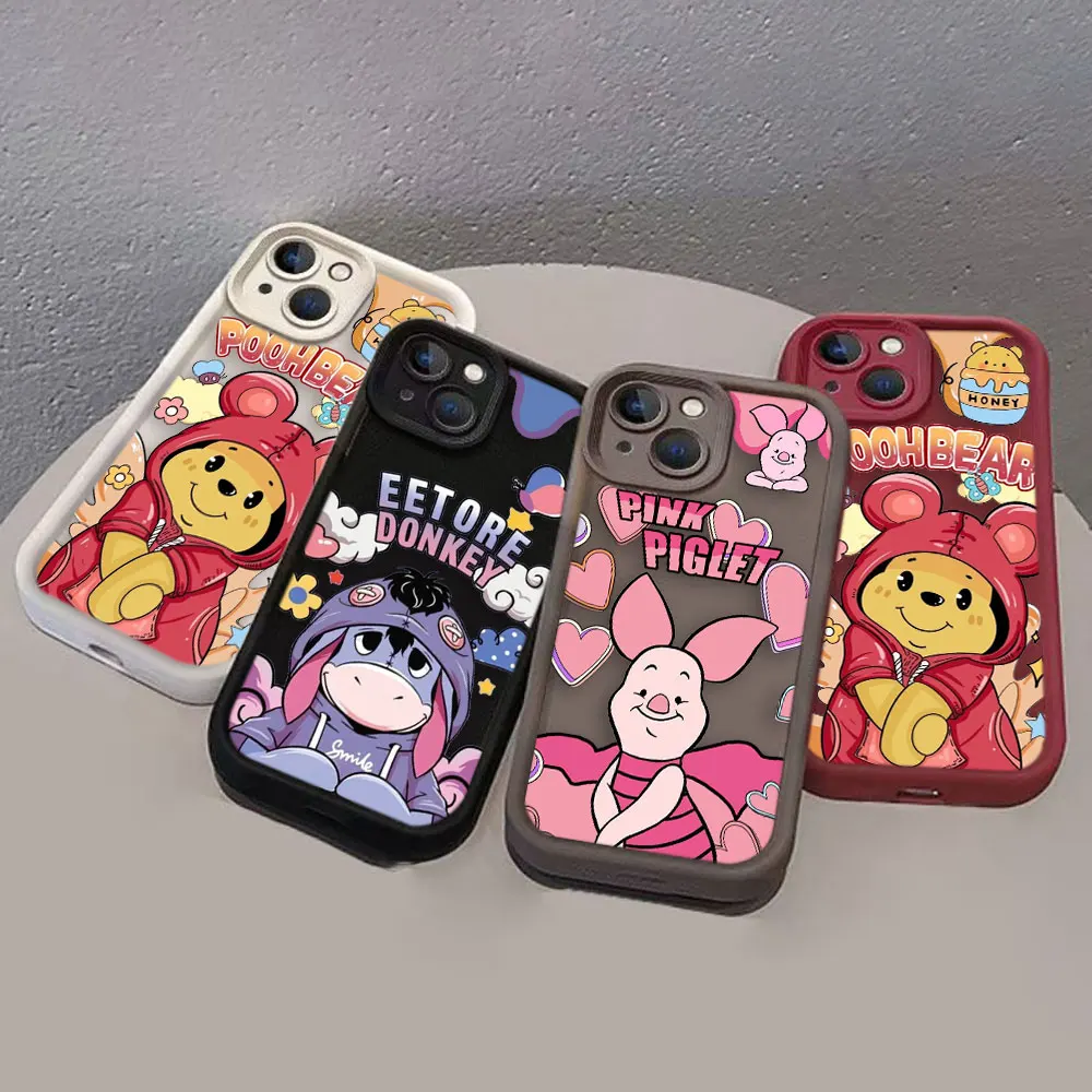 Disney Winnie The Pooh Piglet Case For Infinix CAMON SPARK 10 HOT 20 NOTE 12 ZERO 30 30I 40 40I 50 SMART 7 8 9 30C GO POVA Case