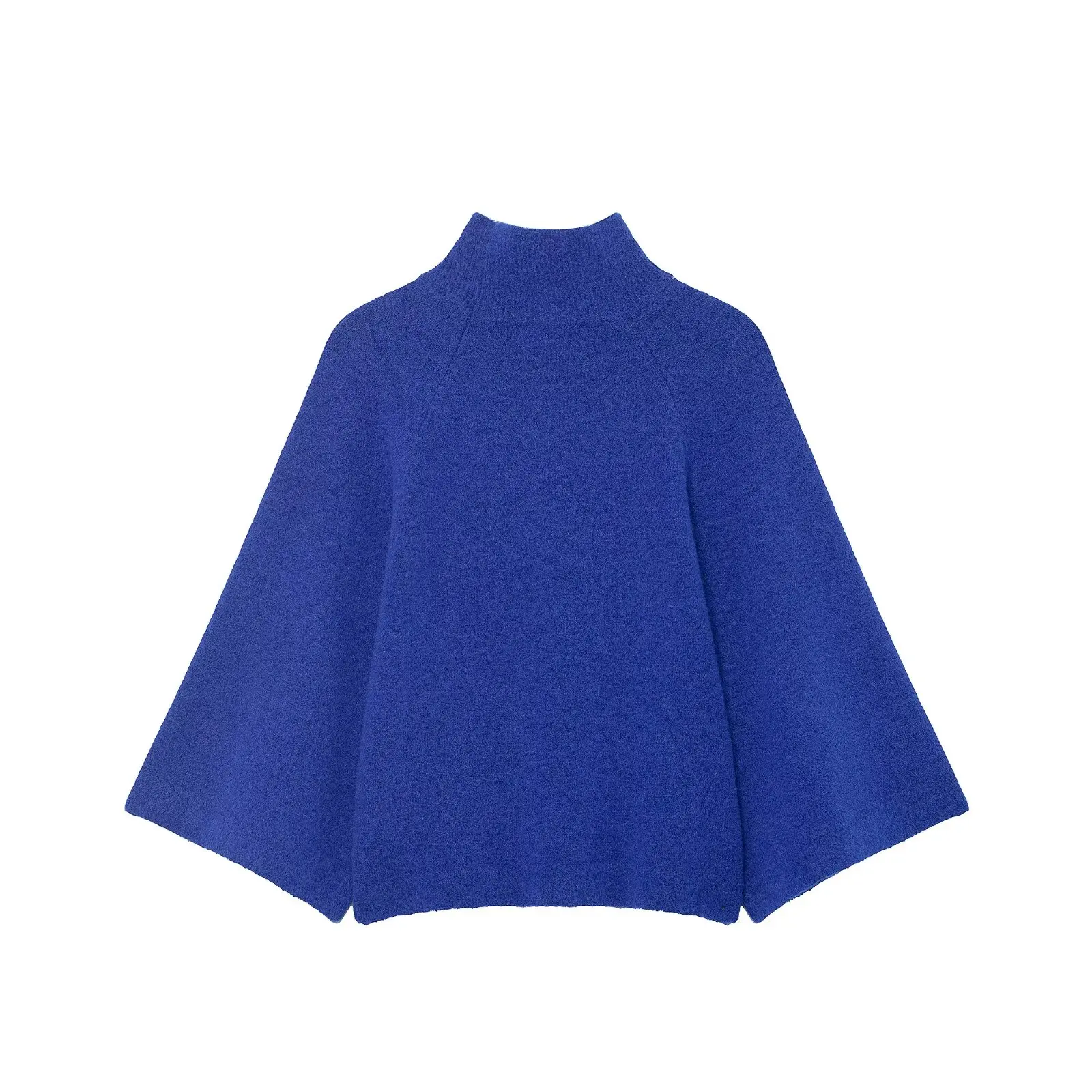 HH женский модный свободный короткий пуловер с длинными рукавами, женский свитер с круглым воротником и широкими рукавами, однотонные 2-цветные осенние топы для отдыха