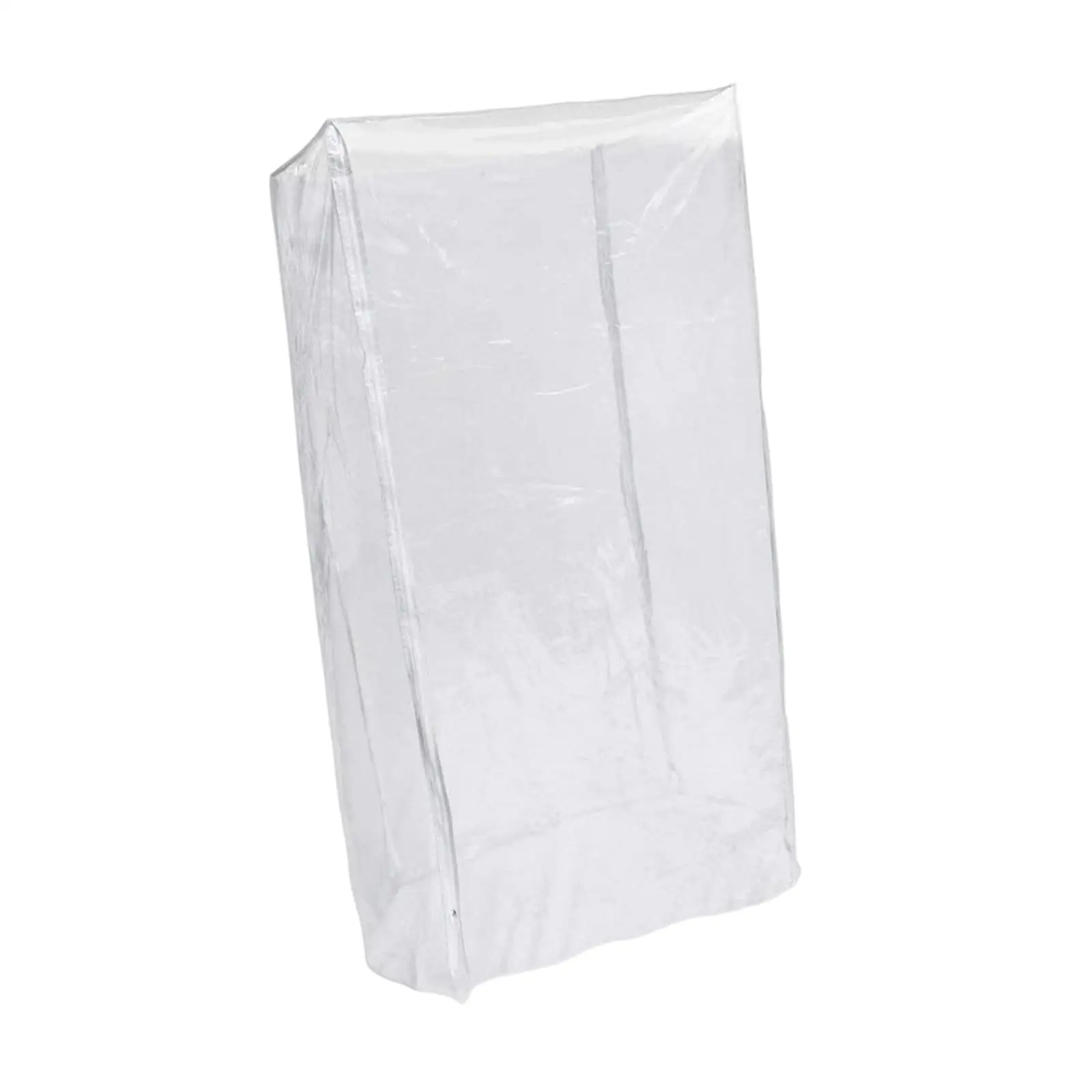 Clear Bun Pan Rack Cover PVC Heavy Duty Dustproof Protective Sleeve with Zippers for Food Service and Catering