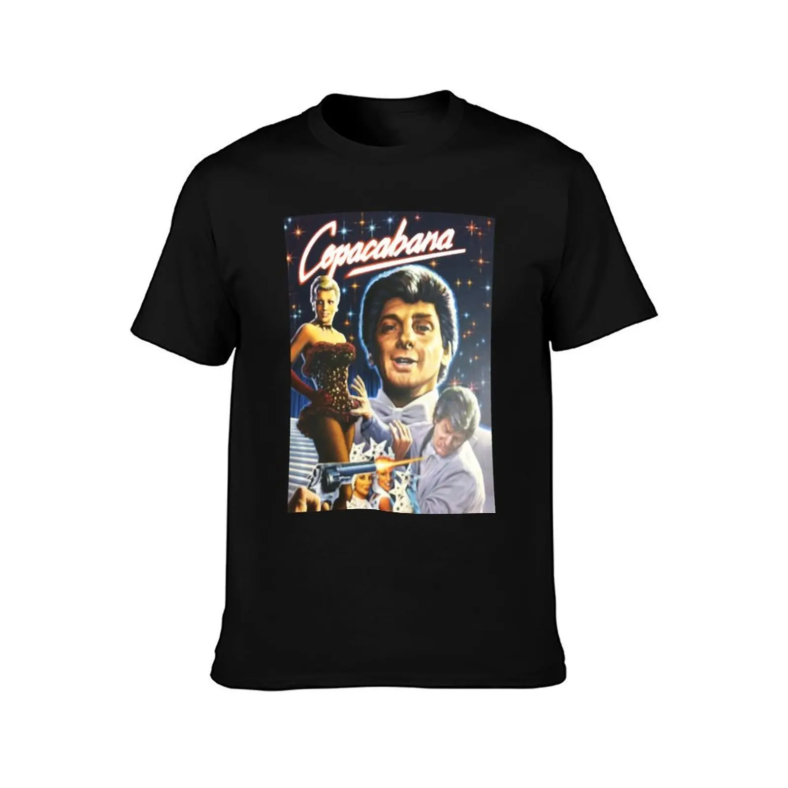 Funny Gifts Beautiful Model Copacabana Door Vintage Photograp T-Shirt Summer Casual Cotton Tee Oversized Streetwear Tops