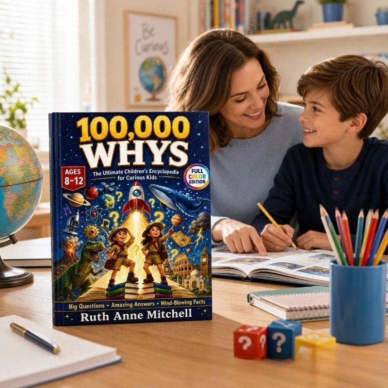 100,000 Whys The Ultimate Children’s Encyclopedia Full Color Educational Science Book for Curious Kids Ages 8-12