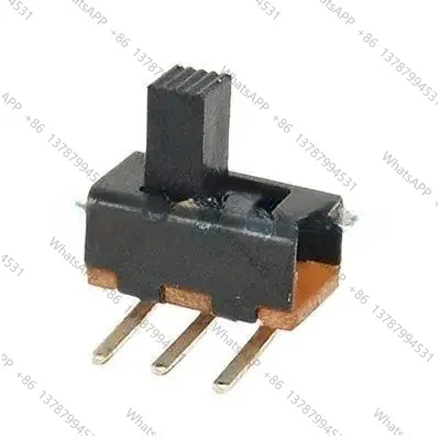 10Pcs 7mm High Knob 3 Pin 2 Position SPDT Right Angle Slide Switch 0.5A 50V DC