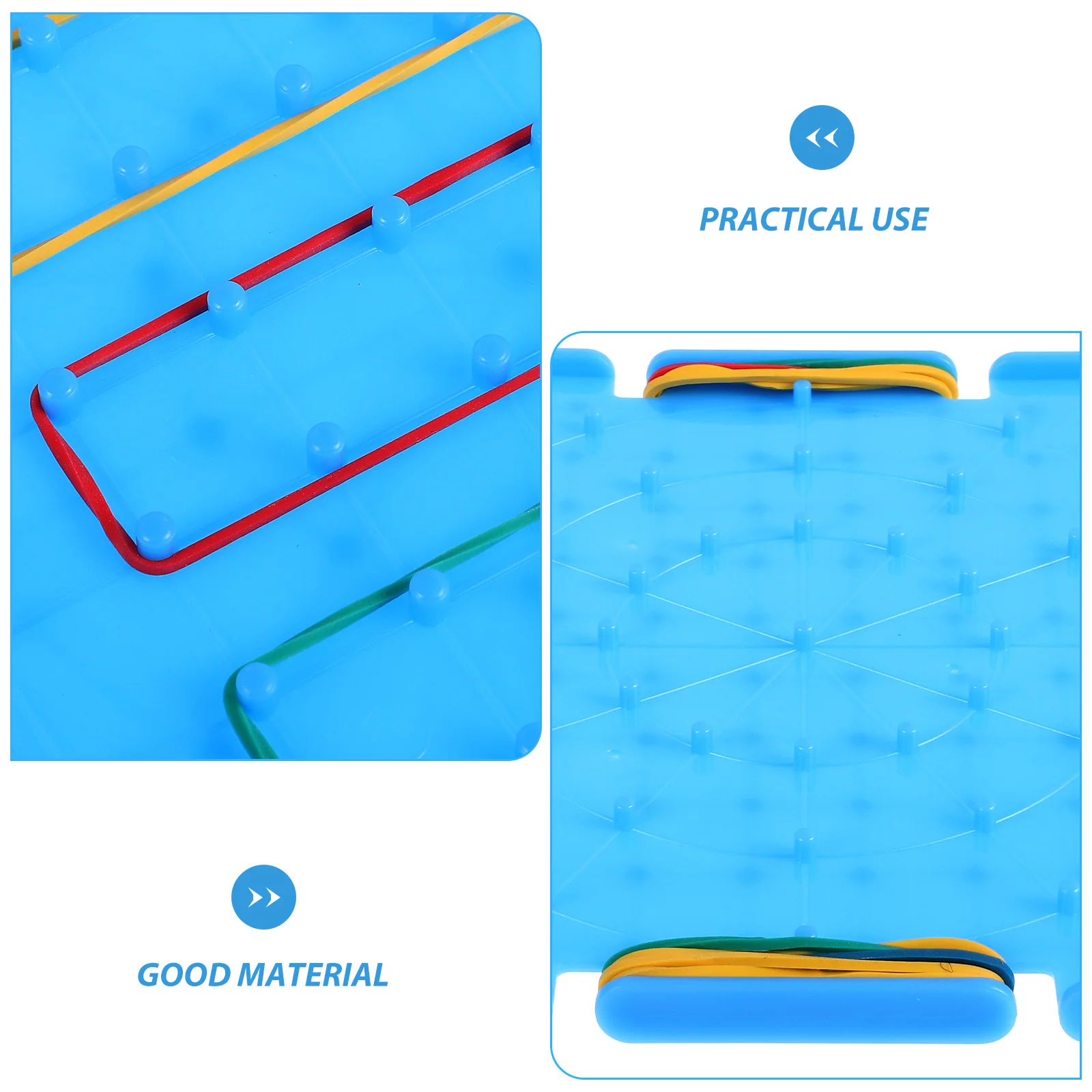 1pcs Double Sided Student Pegboard For Math Learning Geoboard Set Classroom Home School Use Educational Puzzle Game Board