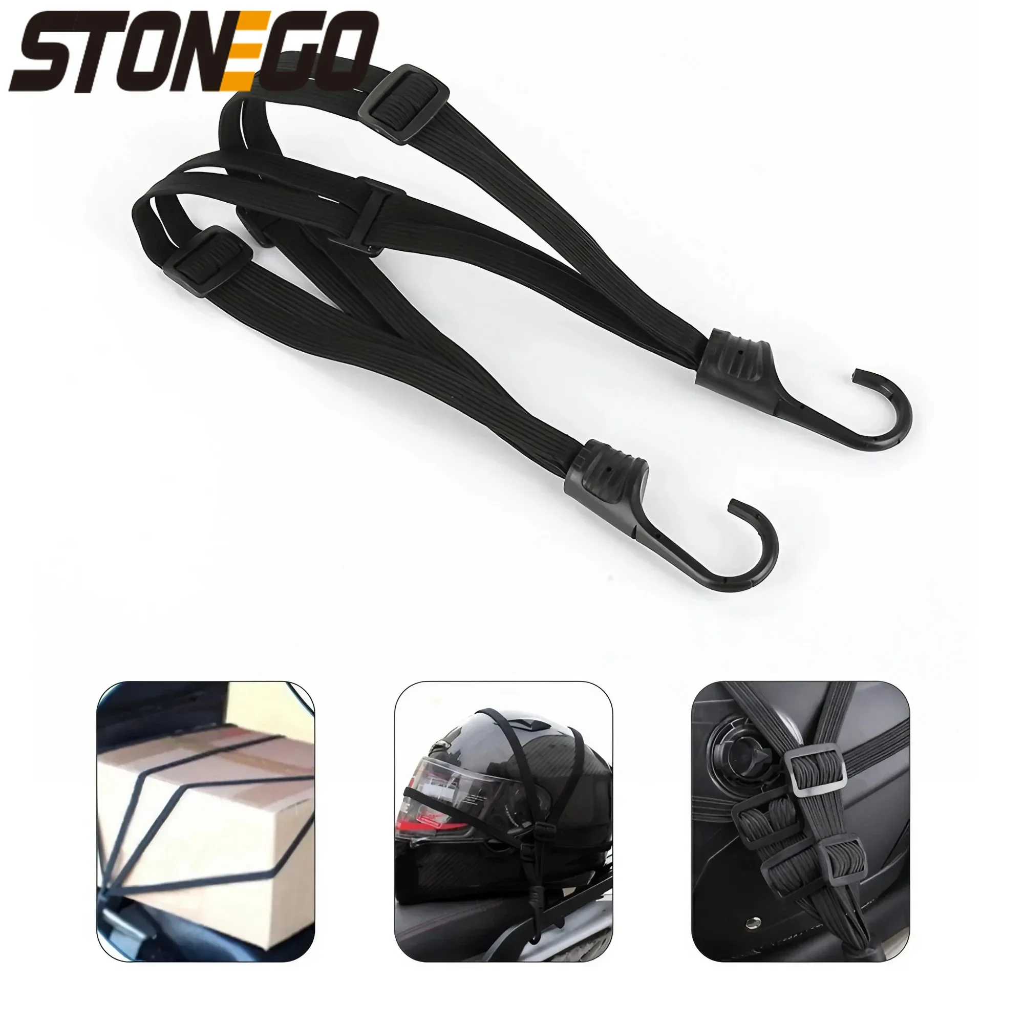 

60 см ремень для мотоциклетного шлема, выдвижная эластичная веревка, сетка для багажа, крючки, аксессуары для мотоцикла