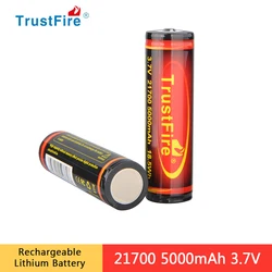 TrustFire-batería de litio 21700 para linterna, pila recargable de iones de litio de 3,7 V y 5000mAh para juguetes MC3, T40R, T21R, T90R