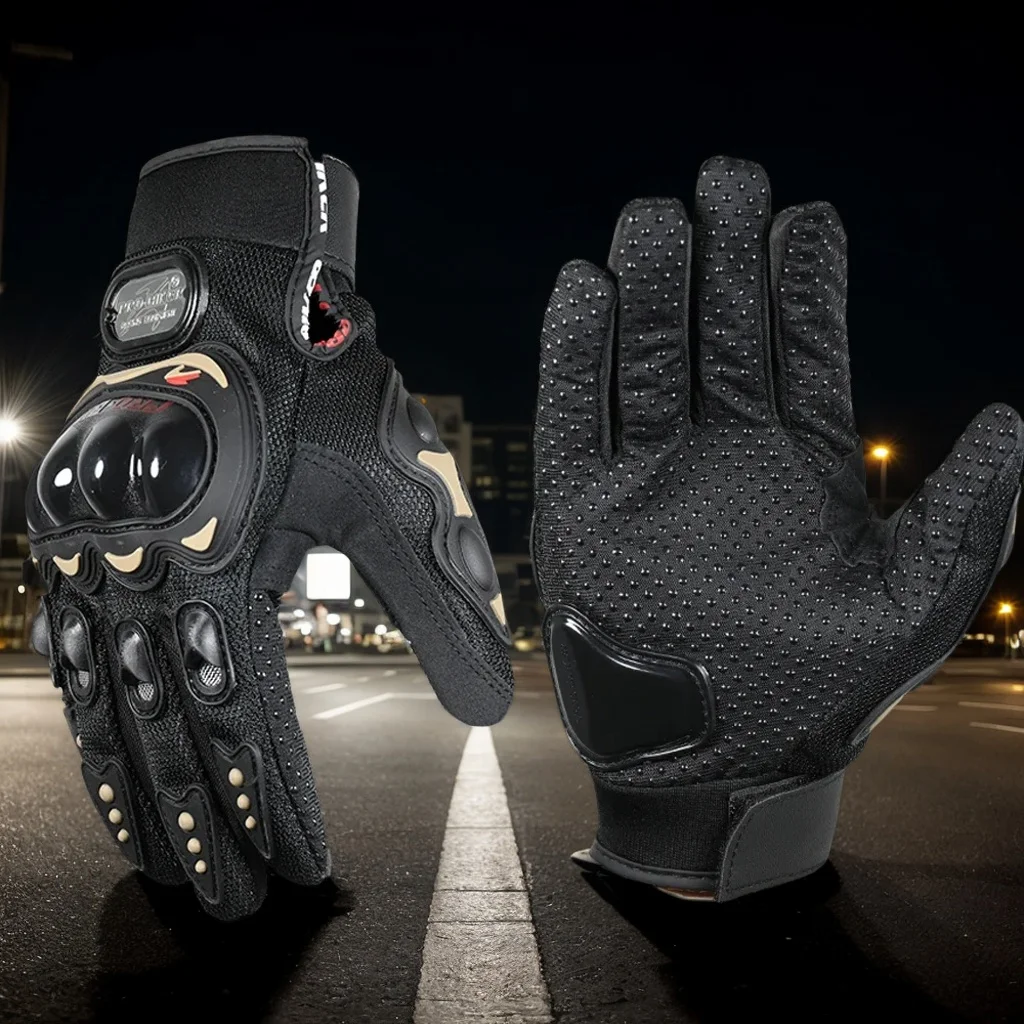 

​​Men's Motorcycle Full Finger Gloves - Cycling Equipment Lady Knight Racing Protective Gear Mittens​​