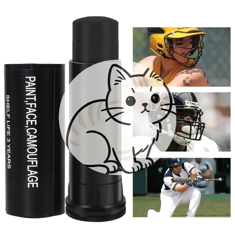 

^^Outdoor Sports Eye Black Stick, Football Black Eye Paint ,Suitable For Waterproofing, Football, Rugby, Baseball, Prevent Sweat