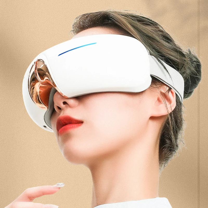 

Intelligent Eye Massage White Instrument Protect and Nourish Eyes Breathable and Skin Friendly Portable Electric Eye Protector