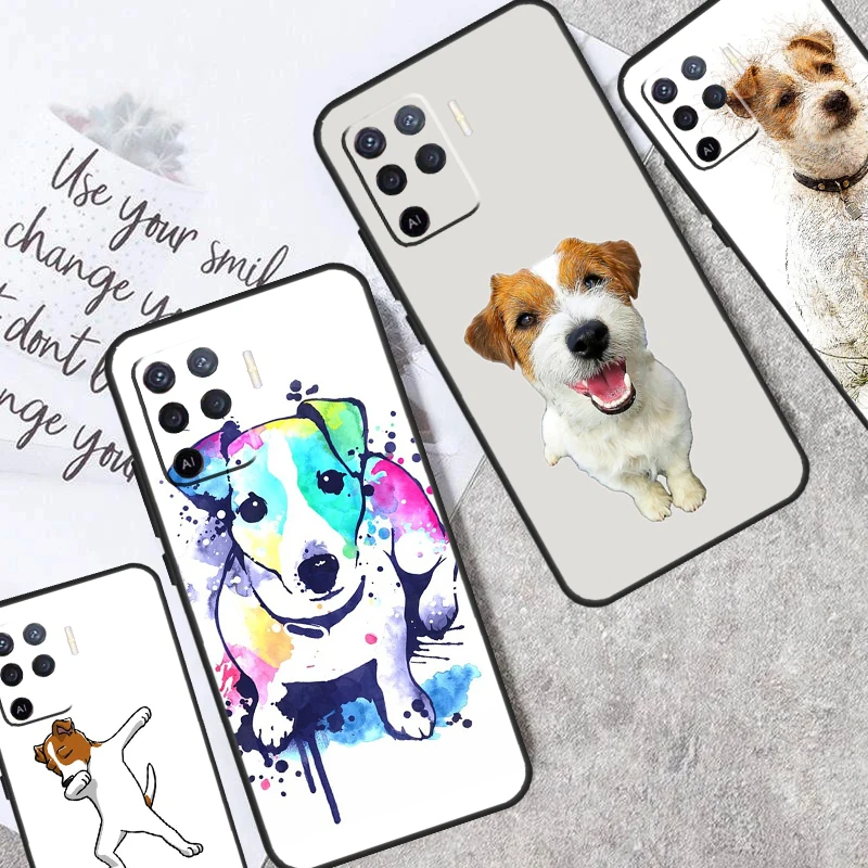 Jack Russell Terrier For OPPO A17 A16 A15 A54 A74 A94 A53S A57S A77 A52 A72 A5 A9 A53 A76 A96 A58 A78 A98 Case