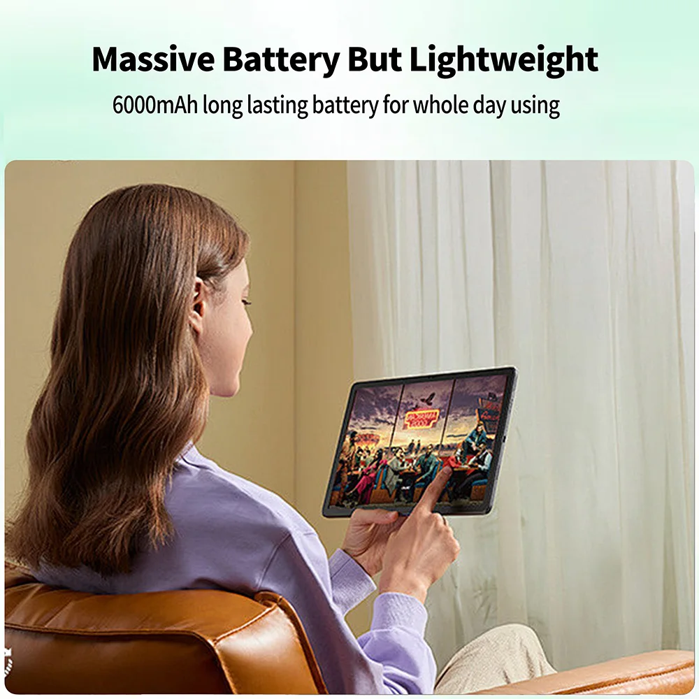 تابلت 10.1 بوصة يعمل بنظام Android 13، 6 جيجابايت + 128 جيجابايت، وحدة المعالجة المركزية ثماني النواة، يدعم الكاميرات المزدوجة 5 ميجابكسل + 13 ميجابكسل، بطاقات SIM المزدوجة، بطارية 6000 مللي أمبير في الساعة