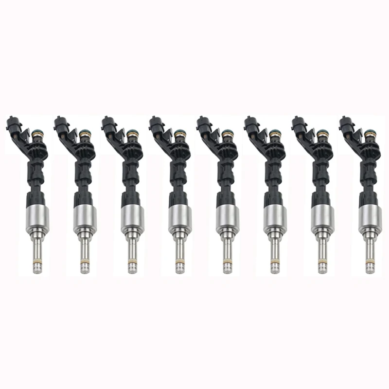 8PCS GENUINE PETROL FUEL INJECTOR 8W93-9F593-BB 0261500105 0261500298 0261500297 0261500158 For LAND ROVER Discovery IV 5.0