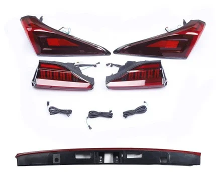 

For Toyota Avalon Led tail light assembly rear driving lamp 5pcs additional brake lamp warning turn signal car accessories