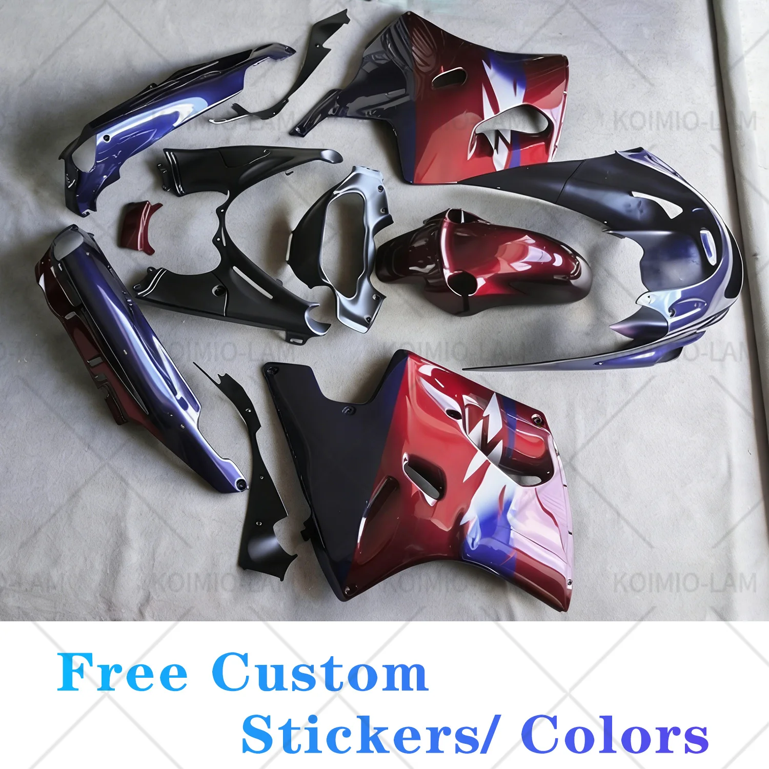 

Fit For 1993 - 2001 Kawasaki Ninja ZX-11 ZZR1100D Motorcycle Fairing Bodywork Panel Kit Set ZX11 ZZR 1100 ZZR1100 D