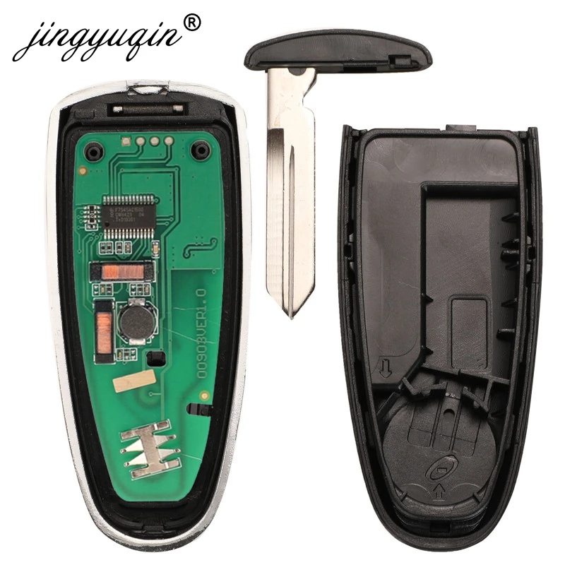 Jingyuqin 433 MHz PCF7953 BT4T-15K601-CX Smart 5 Pulsante Chiave A Distanza Dell\'automobile Fob per Ford Edge Escape Explorer Taurus Flex Focus ID46