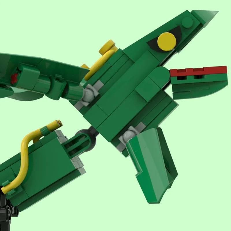 793 pezzi MOC Rayquaza Pokemon modello blocchi di costruzione costruzione fai da te giocattoli educativi creativi mattoni regali di Natale compleanno per bambini
