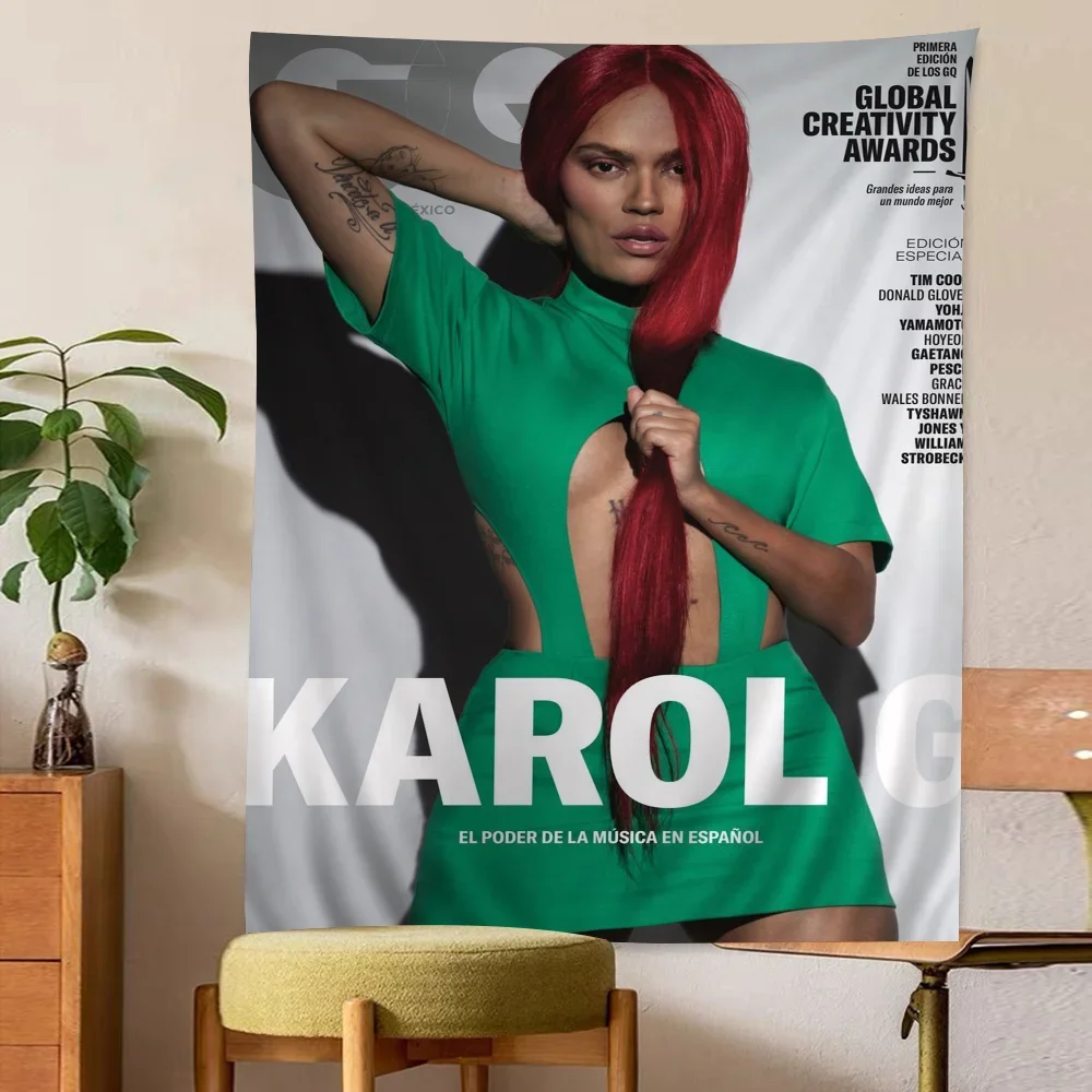 K-Karol نسيج حائط كلاسيكي ، G مغني ، تصنعه بنفسك ، غرفة المعيشة ، المنزل ، ديكور النوم ، فن جداري