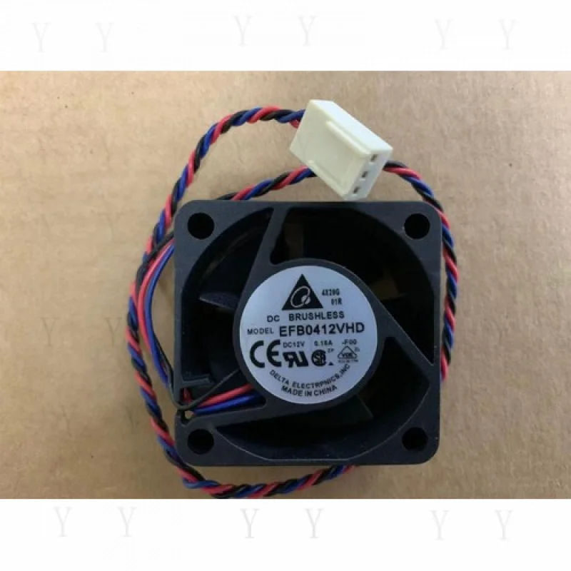 Y+ for Delta EFB0412VHD F00 40x40x20mm 4020 12V 0.18A DC BRUSHLESS Fan 3pin