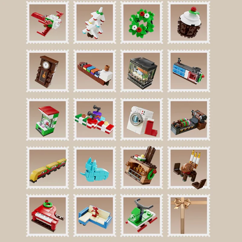 Creative Expert Christmas Seasonal MOC 10164 10165 Christmas Decorations Gift Model Building Blocks Brick Puzzle Toys for Gift