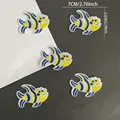 5PCS-Fish-Yellow