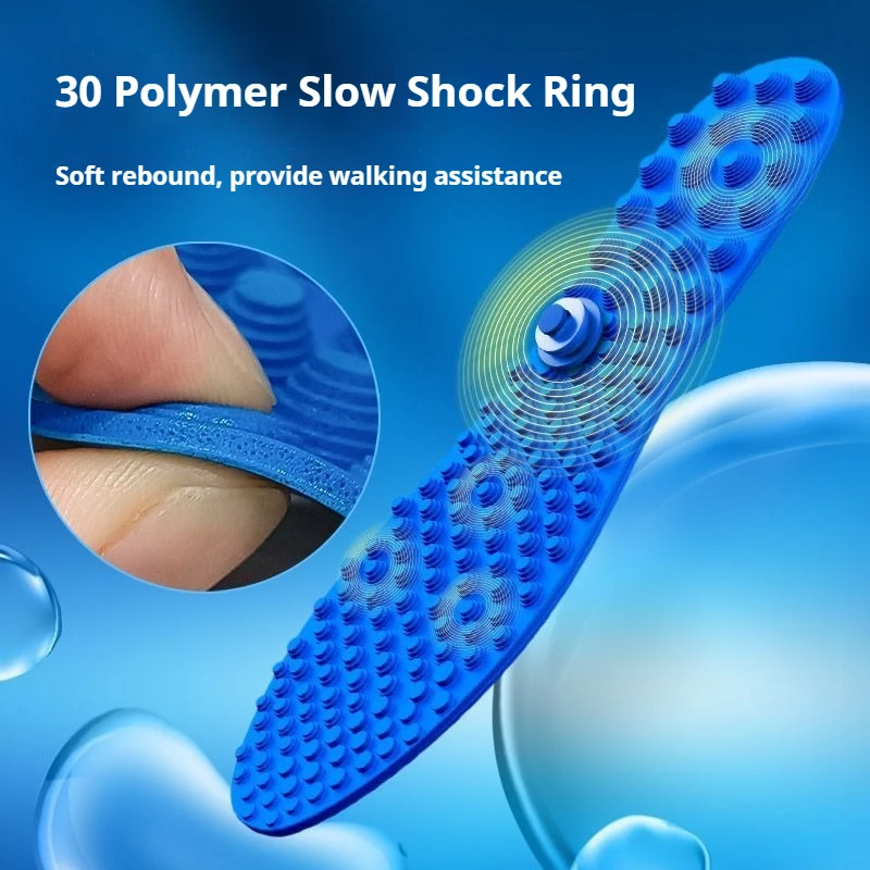 Full Palm Massage Insole Strong Fitness Decompression Stimulation Acupoints Men Women Soft Rebound Comfortable Relief Foot Pain