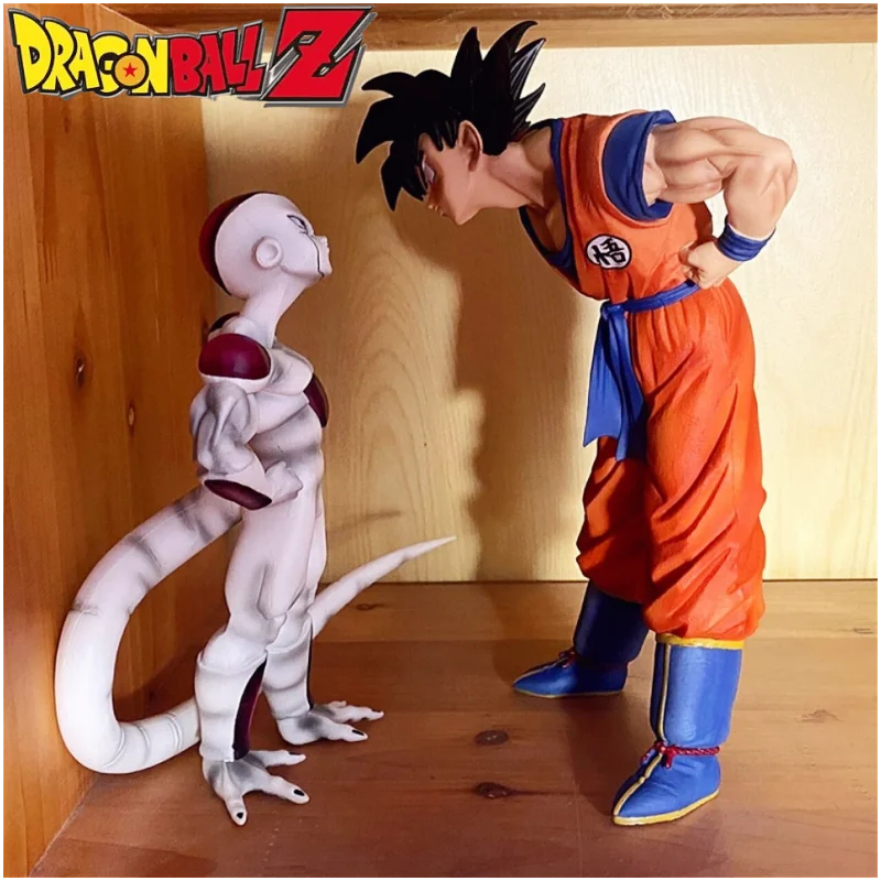 2024 Hot Sale Dragon Ball Gk Son Goku Vs Frieza  Anime Figure Model Ornament Statue Collection Model Toys Birthday Gifts